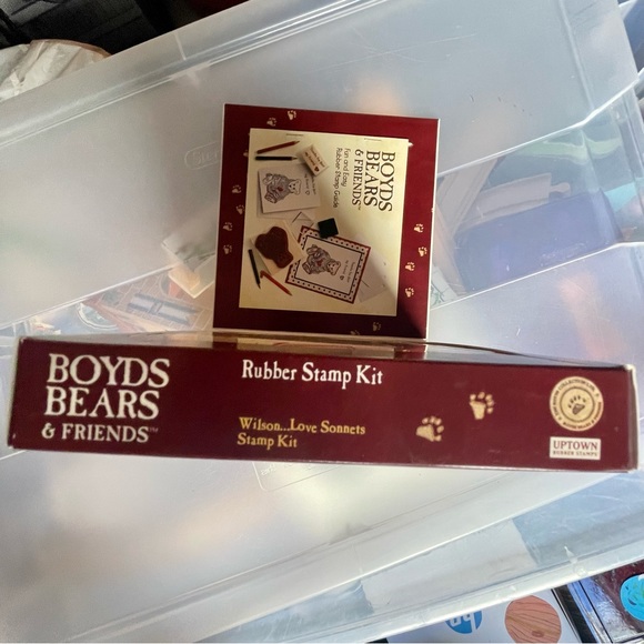 Adorable Boyds Bears & Friends 1st Edition Rubber Stamp Kit - Picture 9 of 9